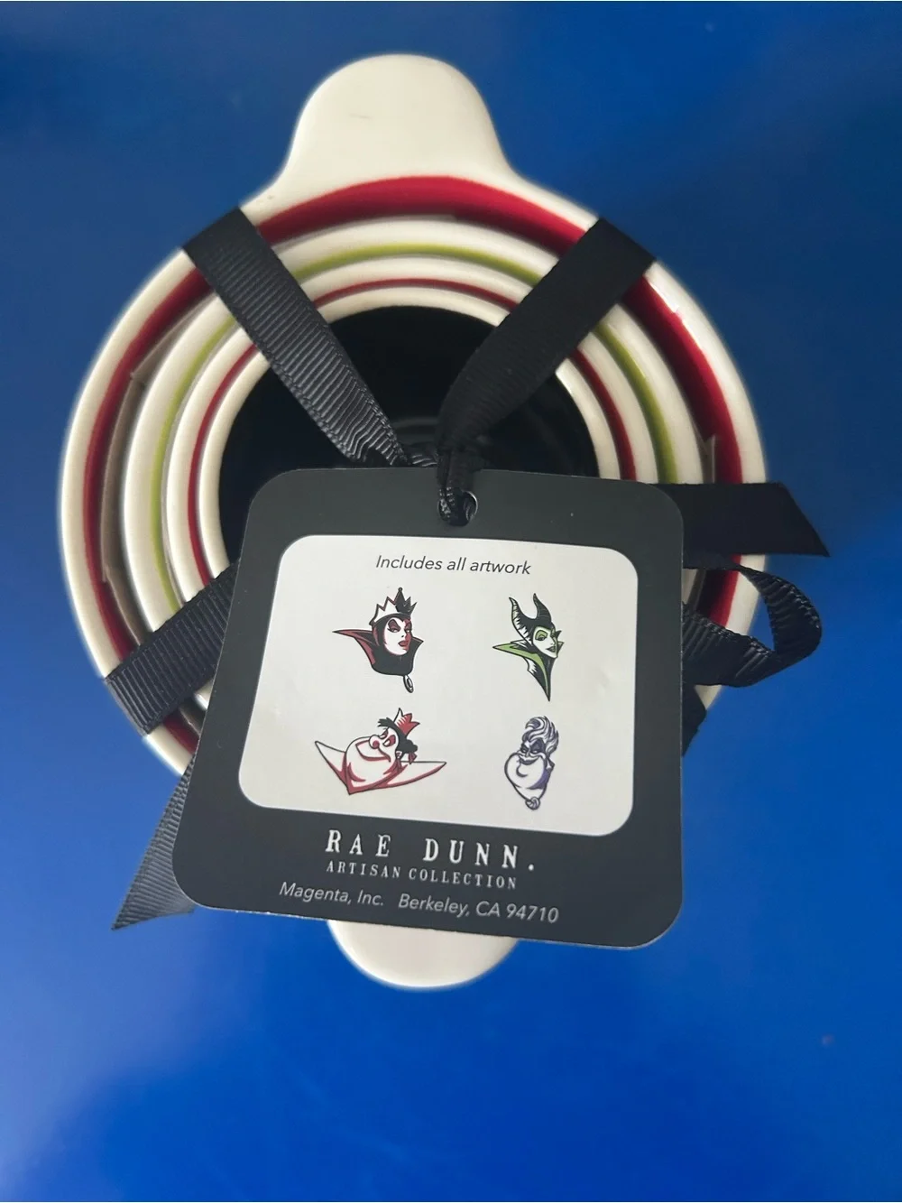 Rae Dunn Disney Villains Evil Queen Maleficent Queen of Hearts Measuring Cups